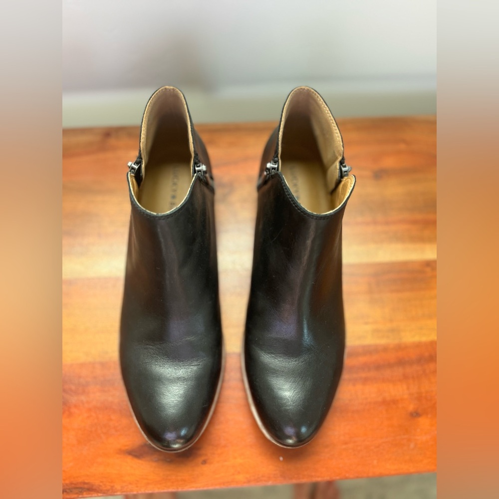 Lucky Brand leather boots.